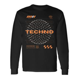 Techno Orb Edm Rave Langarmshirts - Geschenkecke