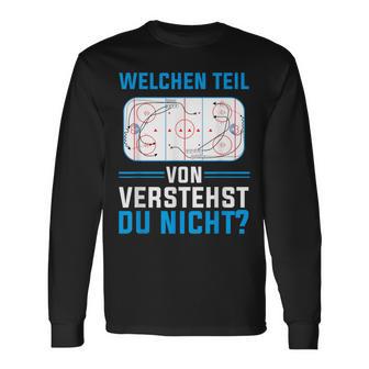 Which Teilonerstandst Du Nicht Eishockeyspieler Hockey Langarmshirts - Geschenkecke