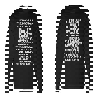 Tengo Una Hija Preciosa También Tengo Una Pistola Camiseta de manga larga - Regaloses