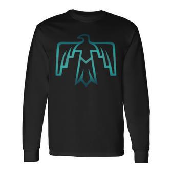 Thunderbird Native American Bird Eagle Totem Animal Long Sleeve T-Shirt - Monsterry