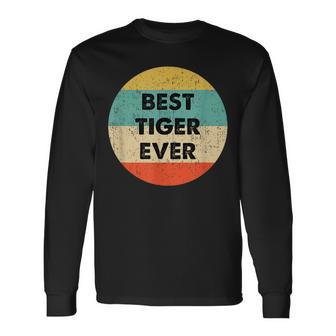 Tiger First Name Langarmshirts - Geschenkecke