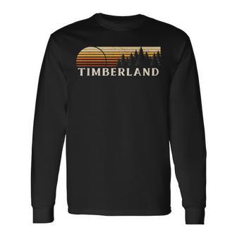 Timberland Nc Evergreenintage Sunset Eighties Retro Langarmshirts - Geschenkecke