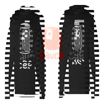 Tomato Sauce Pasta Spaghetti Canning Italian Long Sleeve T-Shirt - Monsterry