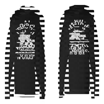 Tractor Regalo Granjero Divertido Trabajo Por Hectàreas Camiseta de manga larga - Regaloses