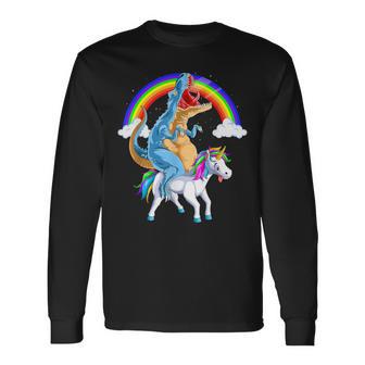 Trex Tyrannosaurus Dino Unicorn T-Rex Langarmshirts - Geschenkecke