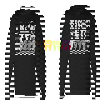 Trick Or Th Halloween Costumes Dental Long Sleeve T-Shirt | Mazezy