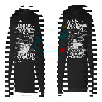 Tropical Heartbeat Christmas Cruise Merry Cruisemas Long Sleeve T-Shirt - Seseable