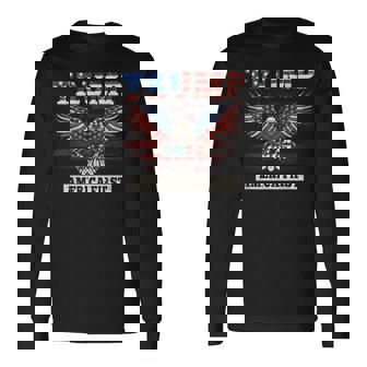 Trump 2024 America First Bald Eagle Pro Trump Bandera De Estados Unidos Camiseta de manga larga - Regaloses