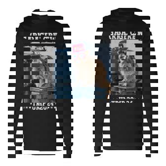 Trump’S Supporters Garbage Joe Biden Republican Garbage Crew Long Sleeve T-Shirt | Mazezy