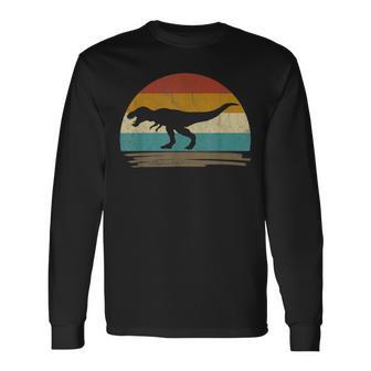 Tyrannosaurus Rex T-Rex Dinosaur Decoration Retrointage Langarmshirts - Geschenkecke