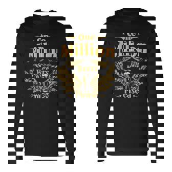 Un Millón De Cervezas Por Favor – Divertido Frase Para Fiestas Camiseta de manga larga - Regaloses