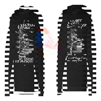 I Understand The Assignment Sneakers And Pearls Long Sleeve T-Shirt - Monsterry