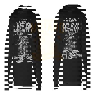 Vieux Motard Que Jamais Humoristique Anniversaire Moto T-shirt à manches longues - Cadeauxyz