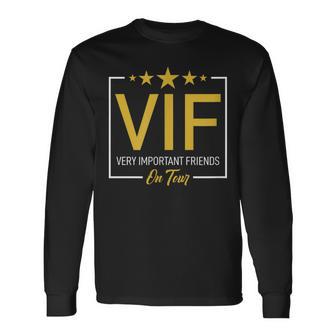 Vif -Ery Important Friends On Tour Langarmshirts - Geschenkecke