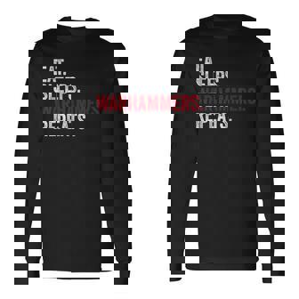 Vintage Eat Sleeps Warhammers Repeats Long Sleeve T-Shirt - Seseable