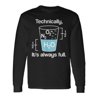 Volles Glas Chemie Langarmshirts - Geschenkecke