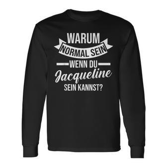 Vorname Jacqueline Langarmshirts - Geschenkecke