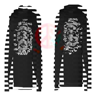Vote Like Your Granddaughter's Rights Depend On It Peace Long Sleeve T-Shirt | Mazezy