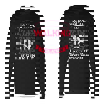 This Is What A Walking Hr Violation Looks Like Payroll Job Long Sleeve T-Shirt | Seseable UK