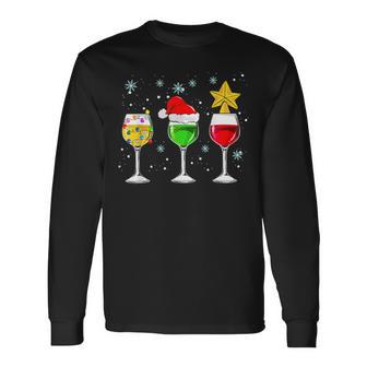 Weihnachten Prosecco Wein Lustiges Sekt Weinglas Geschenk Langarmshirts - Geschenkecke