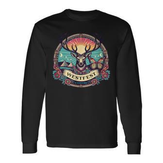 Westfest Retro Stag Langarmshirts - Seseable