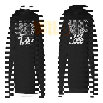 Wild Dada Zoo Born Two Be Wild B-Day Safari Jungle Animal Long Sleeve T-Shirt | Mazezy