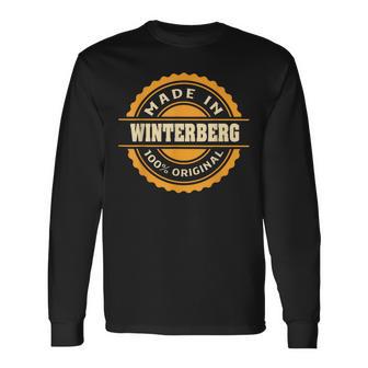 Winterberg Retro Logo City Cities Winterberg Langarmshirts - Geschenkecke