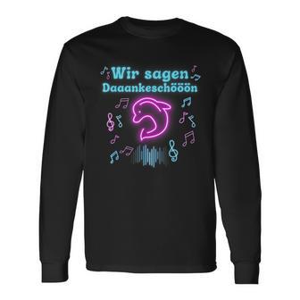 Wir Sagen Dankeschön Malle Party Summer 40 Years Langarmshirts - Geschenkecke