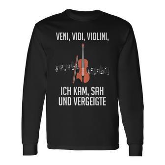 Witheniidiiolini Ich Kam Sagergeigte -Iolin Langarmshirts - Geschenkecke