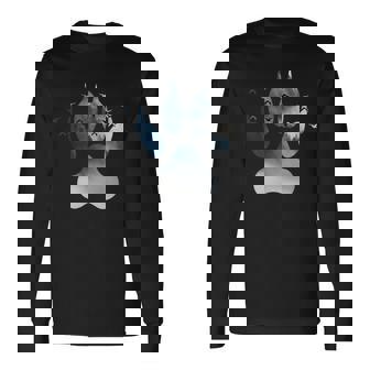 Wolf Nature Conservation Long Sleeve T-Shirt - Monsterry