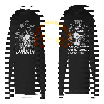 This Workout Is Boo Sheet Gym Fitness Ghost Halloween Long Sleeve T-Shirt - Seseable