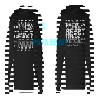 World's Greatest Papa Bear Long Sleeve T-Shirt - Thegiftio