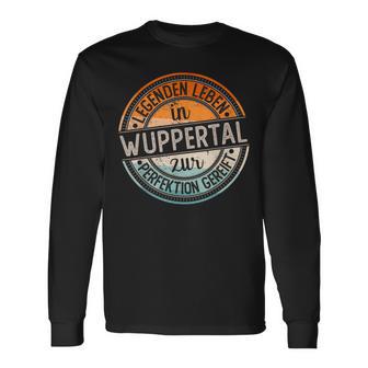 Wuppertal Retro Colours Legends Life In Wuppertal Langarmshirts - Geschenkecke