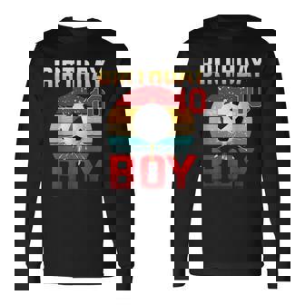 Youth 10Th Birthday For Boy Football For Boys Long Sleeve T-Shirt - Thegiftio