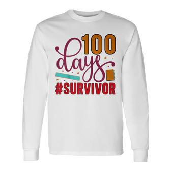 100 Days Of School Is Student Achievement Is School Event Long Sleeve T-Shirt - Monsterry