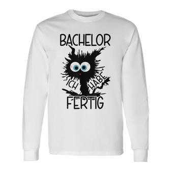 Bachelor Geschafft 2024 Gray Langarmshirts - Geschenkecke