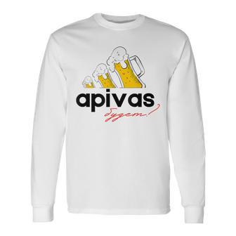 Bier Apivas Lustiges Russisches Langarmshirts - Geschenkecke