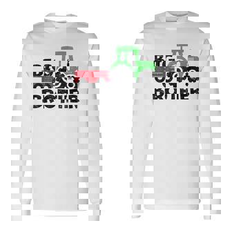 Big Brother Tractor Anuncios De Embarazo Nuevo Hermano Camiseta de manga larga - Regaloses