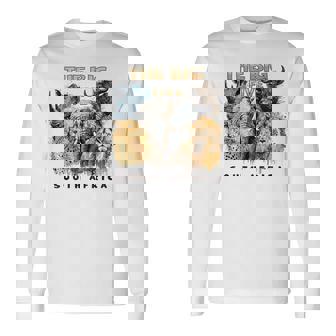 The Big Five South Africa South African Animals Long Sleeve T-Shirt - Seseable
