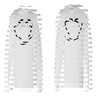 Big Smile Face Camisa Divertida Con Cara Sonriente Para Niños Camiseta de manga larga - Regaloses