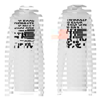 Birthday Usa This Firecracker Was Born On 4Th Of July Long Sleeve T-Shirt - Thegiftio