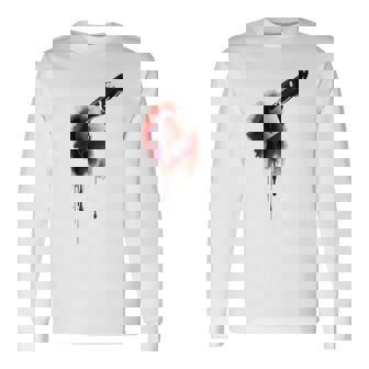 Bloody Blood Stained Blood Splatter Bloody Long Sleeve T-Shirt - Thegiftio UK
