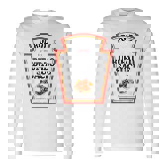 Bold Buffalo Sauce Condiment Spice Costume Party Matching Long Sleeve T-Shirt - Thegiftio UK