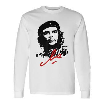 Che Guevara Cuba Rebel Signature Guerilla Icon Revolution Langarmshirts - Geschenkecke