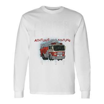 Children's Feuerwehr Auto Werde Grosser Bruder Langarmshirts - Geschenkecke