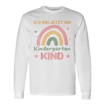 Children's Ich Bin Jetzt Ein Kindergartenkind German Langu Langarmshirts - Geschenkecke