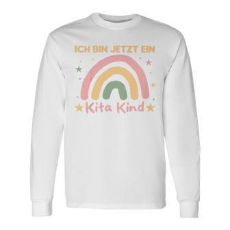 Children's Ich Bin Jetzt Ein Kita Kind 2023 Langarmshirts - Geschenkecke