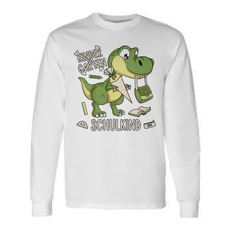 Children's Kindergarten Graduation 2023 School Child Boy Dino School Langarmshirts - Geschenkecke