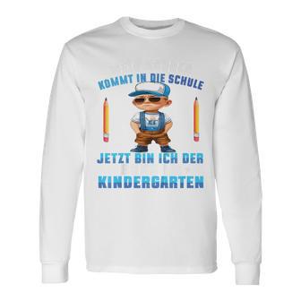 Children's Mein Bruder Kommt In Die Schule Boss Im Kindergarten Langarmshirts - Seseable