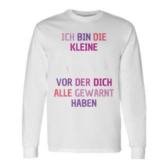 Children's Name Alina Ich Bin Die Kleine Alina 80 Langarmshirts - Geschenkecke